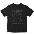 Faux Pas - No Thanks Tee (Black)