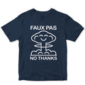 Faux Pas - No Thanks Tee (Navy)
