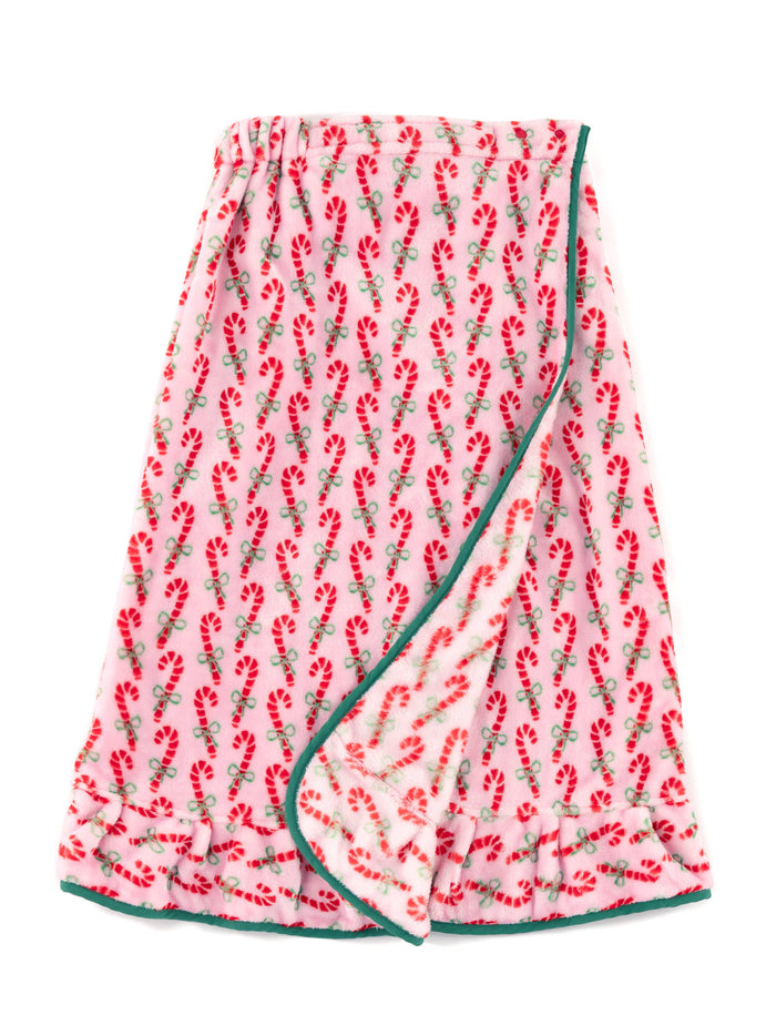 FELICITY CANDY CANE BATH WRAP