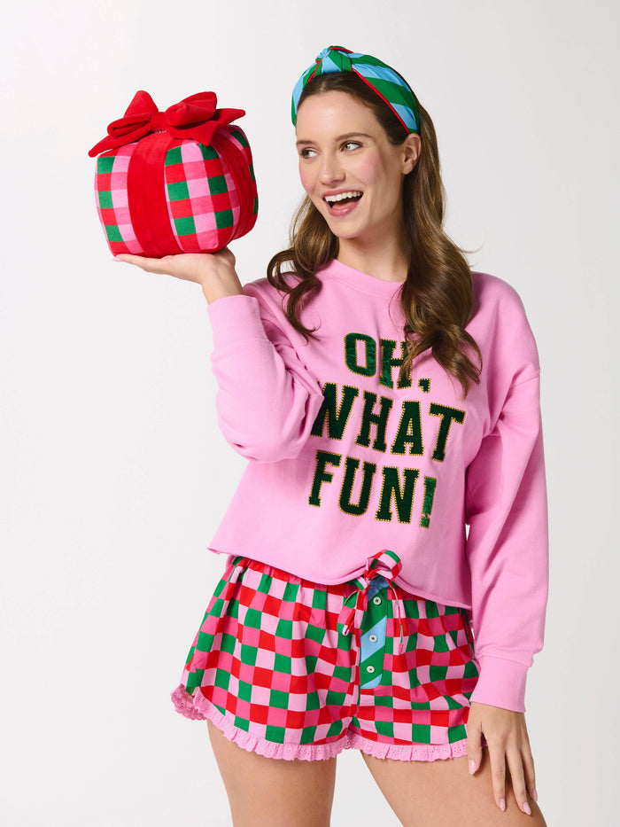 FESTIVE STRIPE HEADBAND