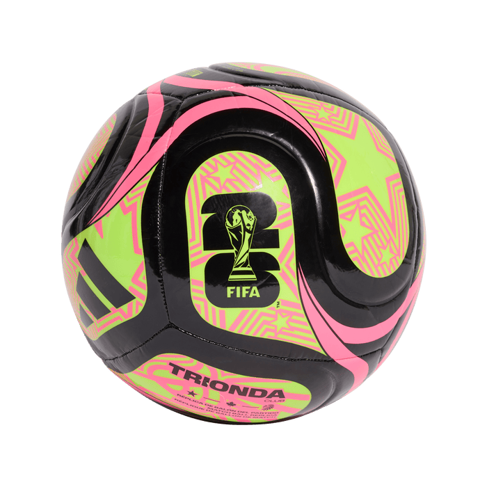 adidas FIFA World Cup 26™ Trionda Club Ball | Black / Lucid Lemon / Lucid Pink