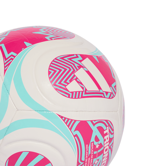 adidas FIFA World Cup 26™ Trionda Club Ball | White / Flash Aqua / Shock Pink