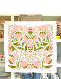 Flowers Tea Towel