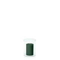 Forest 5cm x 7.5cm Pillar in 8cm x 10cm Glass Pack of 1