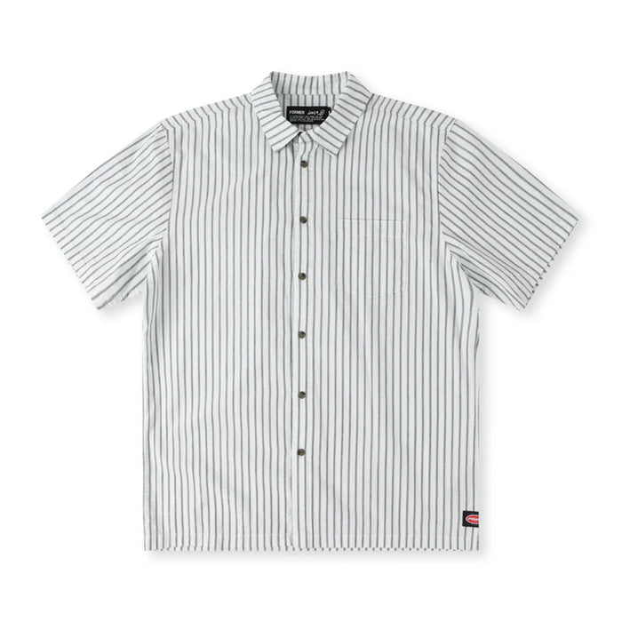 Former - Reynolds Stripe SS Shirt (Bone)