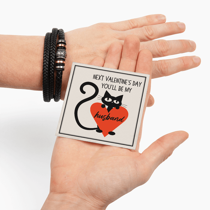 Future Husband Valentine's Day Gift, Love You Forever Bracelet: Next Valentine's Day You'll Be My Husband