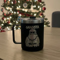 GANGSTA WRAPPER — SANTA | 12 OZ TRAVELER MUG