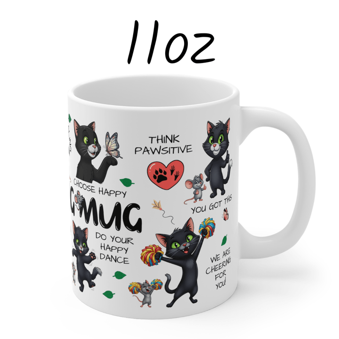 Get Well Gift, Coffee Mug - Black Cats: The Healing Mug