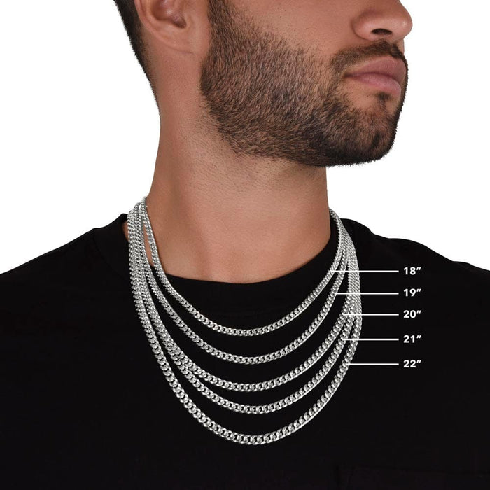 Gift for Him, Link Chain Necklace: I Pinky Promise