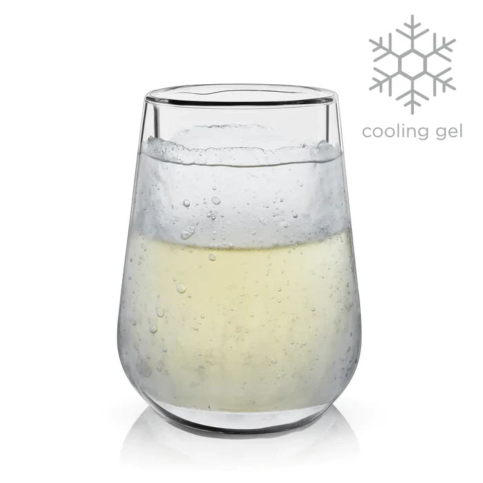 GLACIER DOUBLE-WALLED CHILLING WINE GLASS