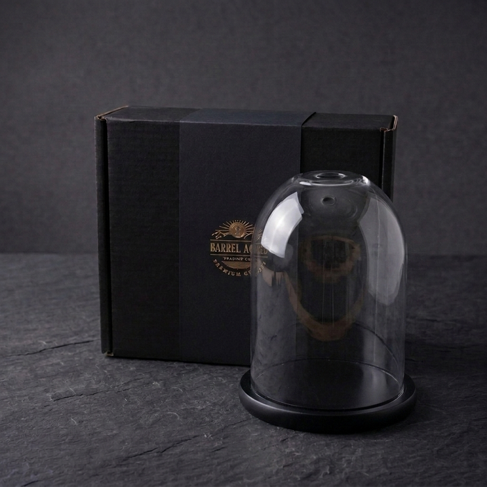 Glass Smoking Cloche in Gift Box