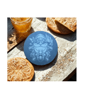 Gnome Biker Patriotic-Slate Coaster Round