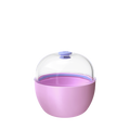 KeepCup Go Bowl Original M 550ml in Lilac, featuring a lilac base bowl with transparent domed lid and maeve vent button, shown against a white background.