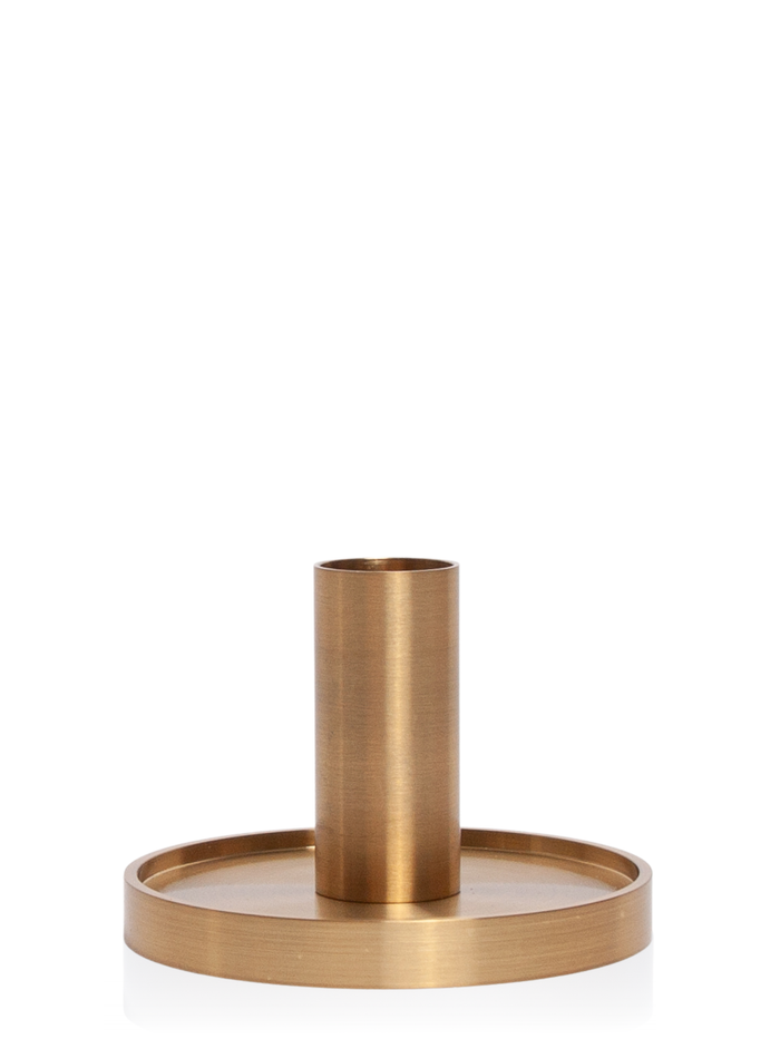 Gold Maya Metal Candle Holder - Medium Pack of 1