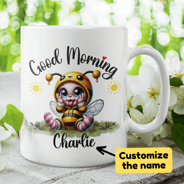 Good Morning Coffee Mug, Bee