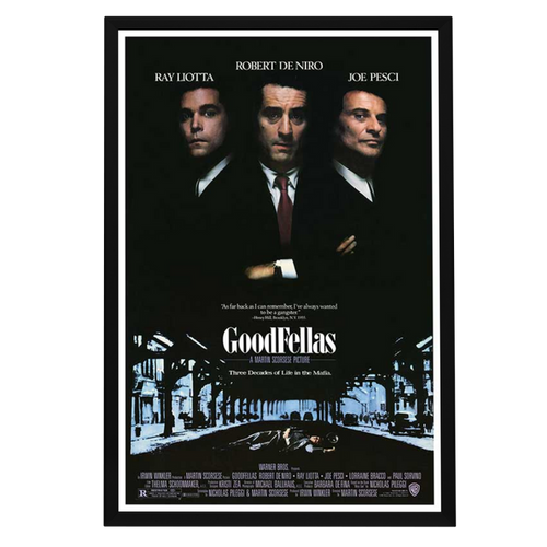 "Goodfellas" (1990) Framed Movie Poster
