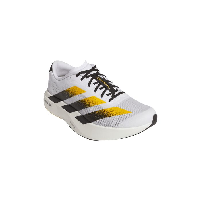 adidas Grambling St Tigers Adizero Evo SL Running Shoes | Cloud White / Core Black / Team College Gold | Men's