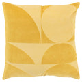 GRAVESEN GOLD GEOMETRIC ART DECO THROW PILLOW