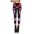 Halloween Series Sugar Skull Ghost Face Leggings