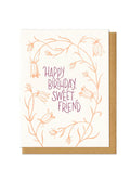 Happy Birthday Sweet Friend