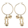 BioWorld Earrings Harry Potter Alohomora Keylock Earrings EG6NPPHPT00PP00