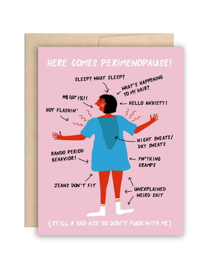 Here Comes Perimenopause Card