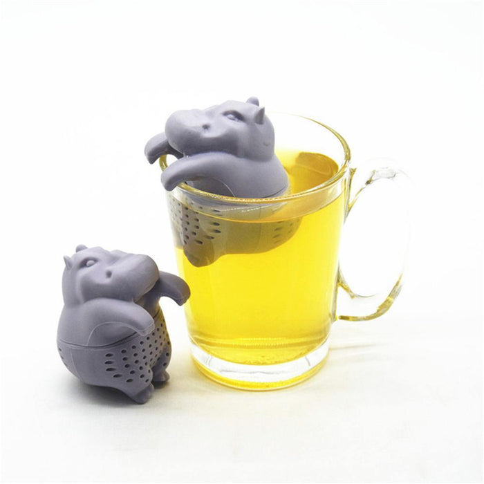 Hippo Shape Silicone Tea Infuser