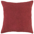 HOUGAARD DEEP MERLOT SOLID URBAN FARMHOUSE THROW PILLOW