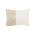 HVASS CAMEL COLOR BLOCK STRIPE MODERN INDUSTRIAL  THROW PILLOW