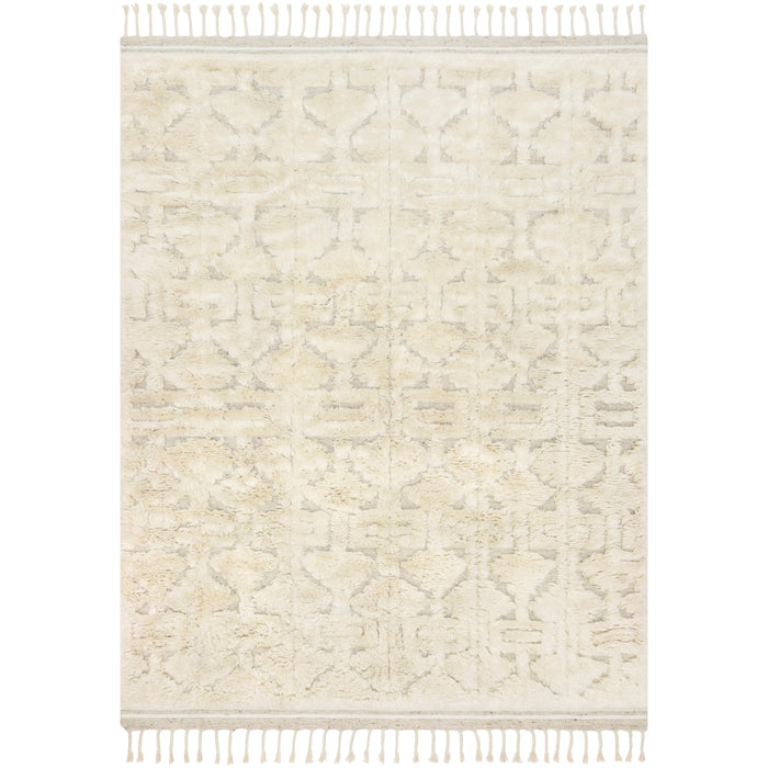 Rugs by Roo Loloi Hygge Oatmeal Ivory Area Rug in size 18" x 18" Sample