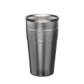 KeepCup Thermal Stainless Steel Cup Base in Nitro, L 16oz size, shown from a front angle against a neutral background, displaying the brushed steel finish and embossed KeepCup logo.