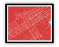 Islamabad Map Print - Choose your color