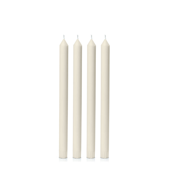 Ivory 30cm Dinner Candles Pack of 4