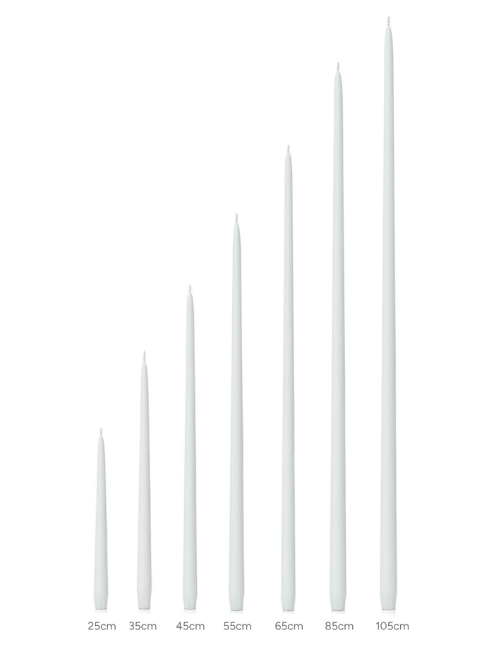 Ivory 35cm Taper Candles