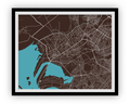 Karachi Map Print - Choose your color