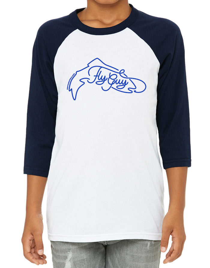 Kids Fly Guy Baseball T-shirt