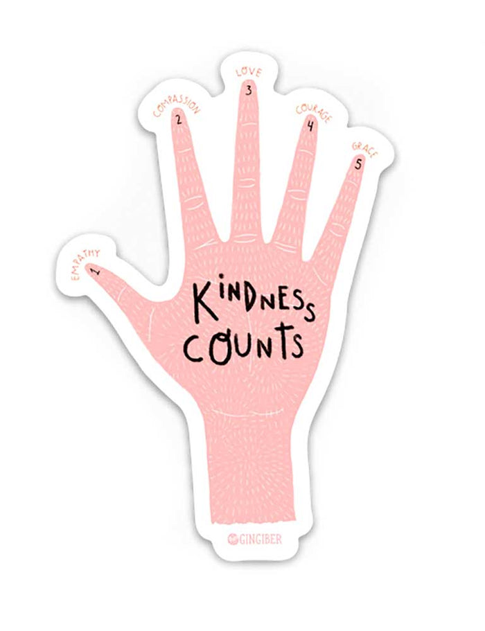 Kindness Counts Sticker