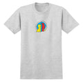 Krooked - Mad Back Fill Tee (Ash/Multi)
