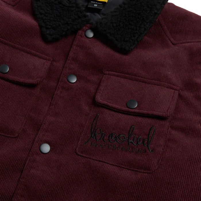 Krooked - Skript Jacket (Burgundy)