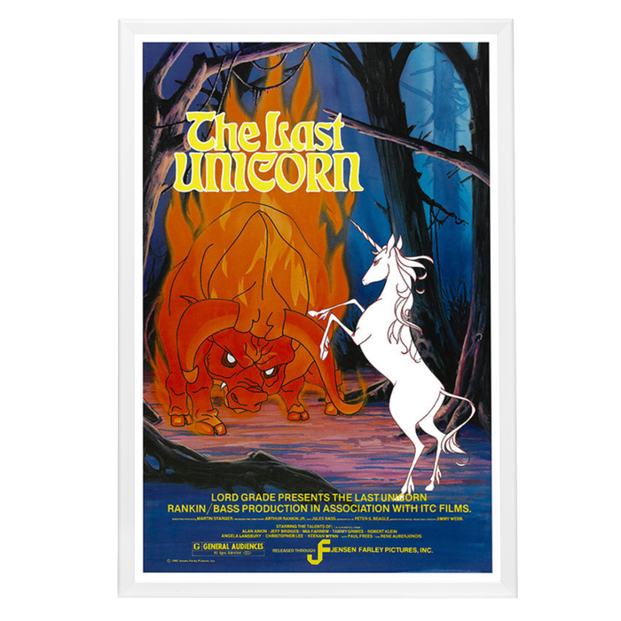"Last Unicorn" (1982) Framed Movie Poster