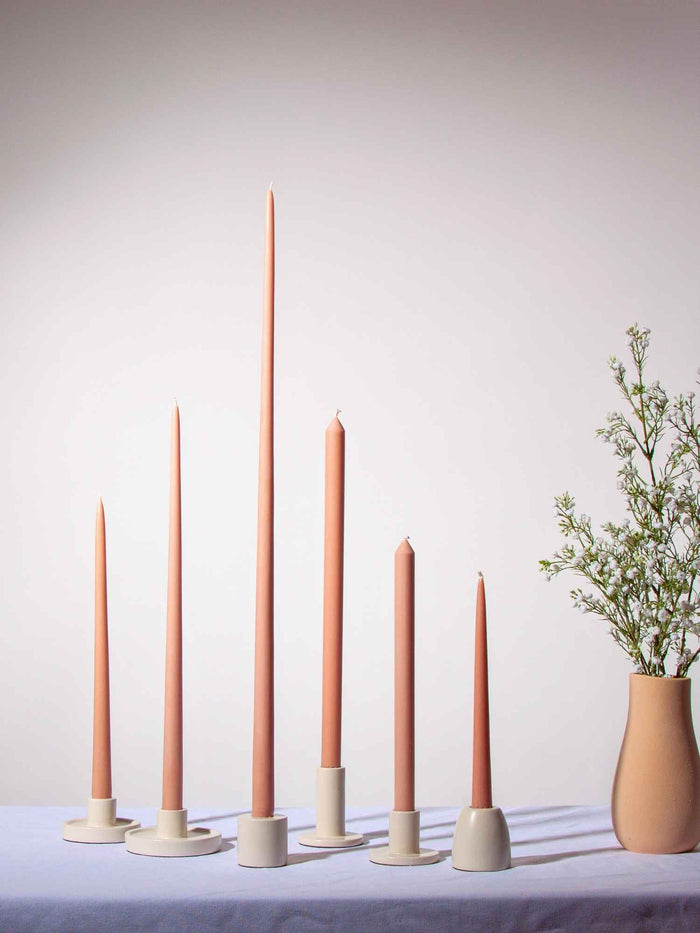 Latte 30cm Dinner Candles - Pack of 96
