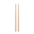 Latte 45cm Taper Candles Pack of 2