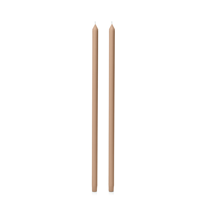 Latte 60cm Dinner Candles Pack of 2