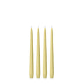 Lemon 25cm Taper Candles Pack of 4