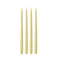 Lemon 35cm Taper Candles Pack of 4