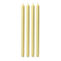 Lemon 40cm Dinner Candles Pack of 4