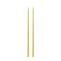 Lemon 55cm Taper Candles Pack of 2