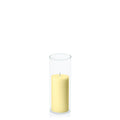 Lemon 5cm x 10cm Pillar in 5.8cm x 15cm Glass Pack of 1