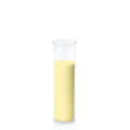 Lemon 5cm x 15cm Pillar in 5.8cm x 20cm Glass Pack of 1