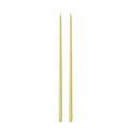 Lemon 65cm Taper Candles Pack of 2